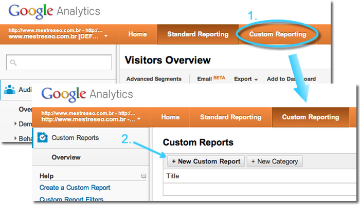 Acesso ao Relatório Personalizado