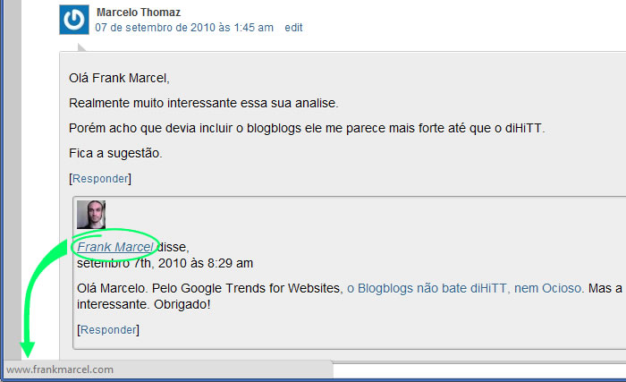 Comentário na Agência Mestre