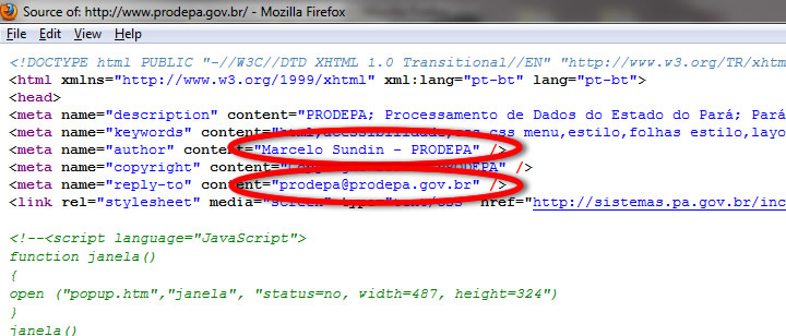PRODEPA - código fonte