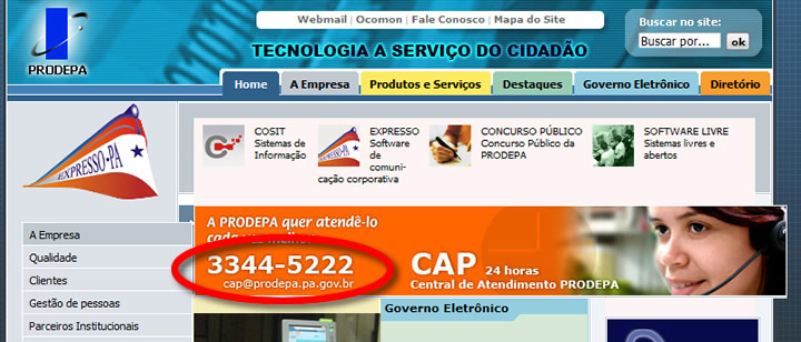 PRODEPA - Página Inicial