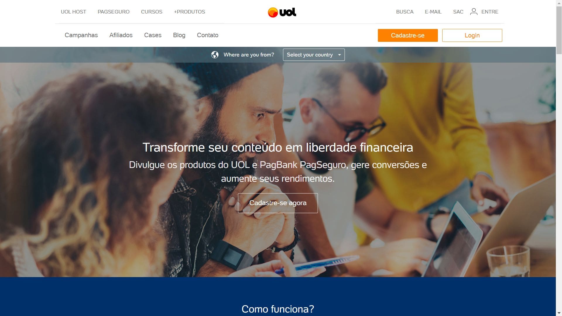 Melhores Programas de Afiliação: UOL Afiliados