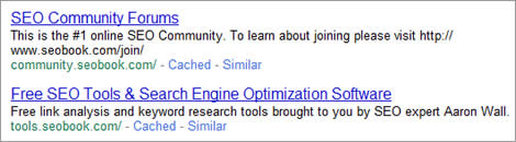 Subdomínios em SEOBook.com