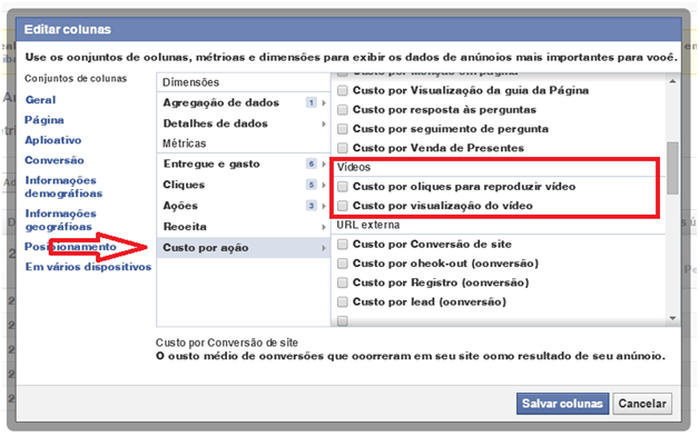 Anúncio de Vídeo com CTA no Facebook 07