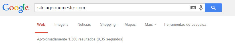 Comando Site dois pontos