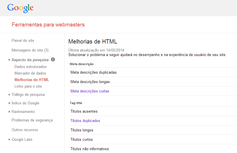 Google Webmaster Tools