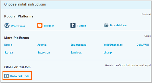 Instruções de Instalação - Disqus