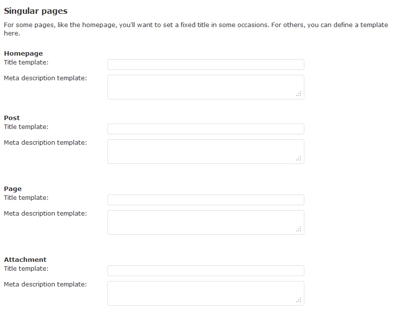 definindo as titles no plugin