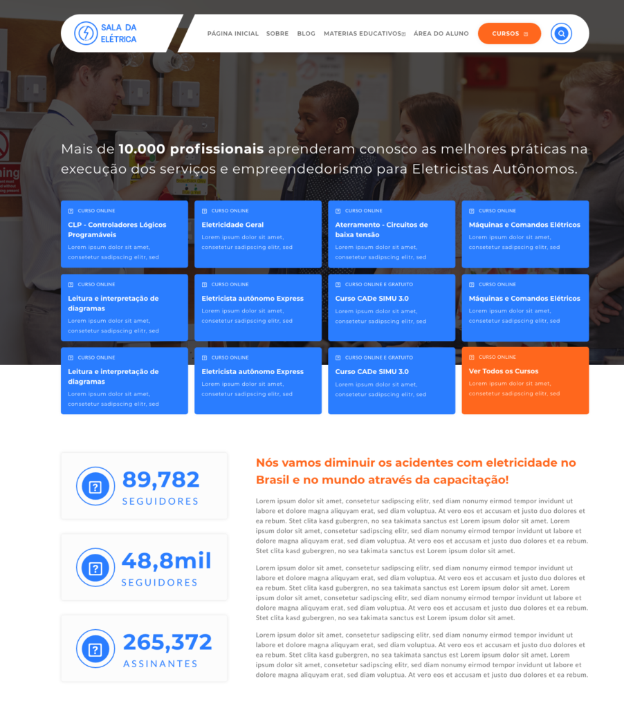 Sala da Elétrica - Site