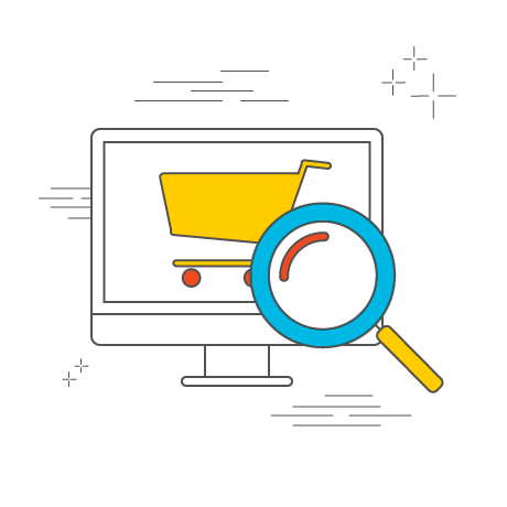 Imagem ilustrativa de busca em e-commerce